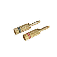 BANANA PLUGS GOLD/SET OF 4